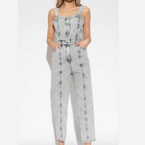 IRO Denim Jumpsuit - Picture 1 of 7